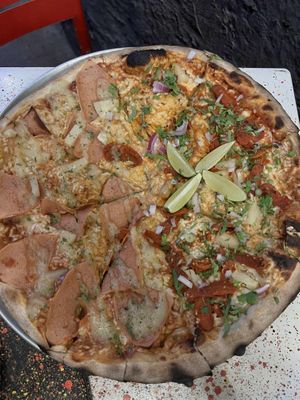 Half Hawaiian half Pastor  at Salvaxe in Mexico City