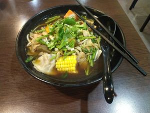 五行湯餃 at Sēn Yè Xīn Shū ShíTáng 森葉新蔬食堂 in Taoyuan City