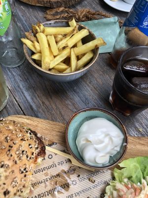 Fries & vegan mayo (we extra asked for) at 't Boshuys in Best