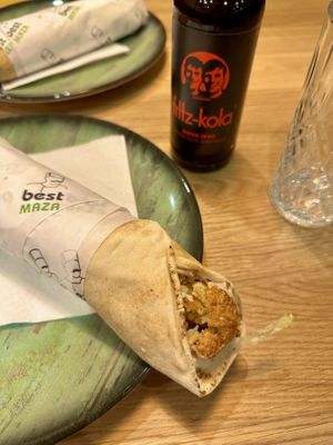 Falafel Sandwich ⭐️ ⭐️ ⭐️ ⭐️ ⭐️  #Veganuary at Best Maza in Leipzig