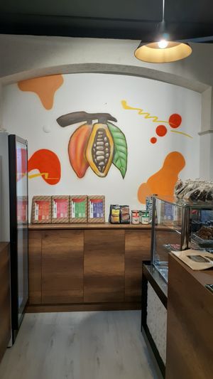 The store at Aroha Fine Chocolate in Istanbul