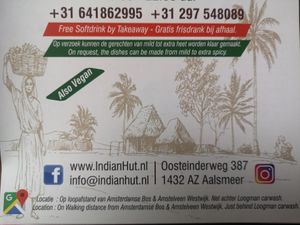Contact at Indian Hut in Aalsmeer