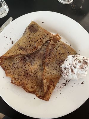 SchErBa dessert crepe  at Flamme.So in Solothurn