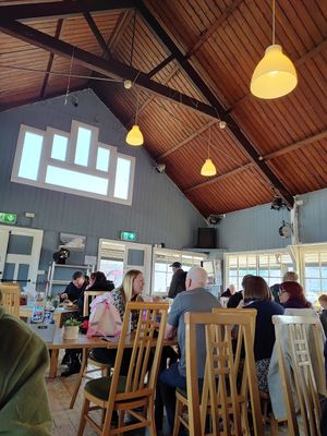School canteen vibes at The Beach Cafe in Penmaenmawr