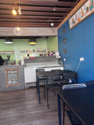 Counter   at Vegan and Veg Cafe in Glasgow