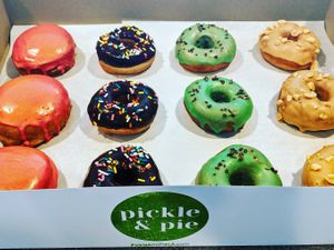 Vegan doughnuts!  at Pickle & Pie in Idyllwild