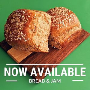 Vegan oatmeal molasses bread! Vegan jams! at Pickle & Pie in Idyllwild