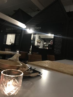 The stall at Fusca Vegan at The Neighbourhood  in Leamington Spa