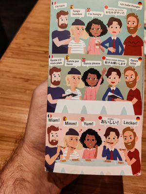 Language tips at Kikuya in Stuttgart