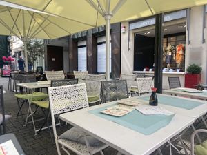 Outside seating  at Kikuya in Stuttgart