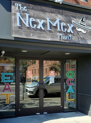 Next Mex front door at The NexMex Thing in Peabody