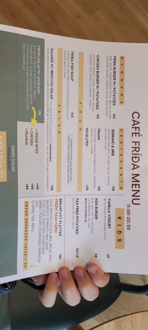  at Fríða Kaffihús in Klaksvik