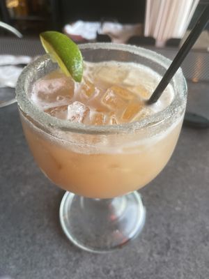 white peach margarita  at Nacho Daddy in Salt Lake City