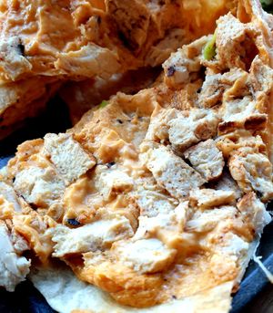 way too much vegan cheese at Nacho Daddy in Salt Lake City