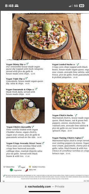   at Nacho Daddy in Salt Lake City