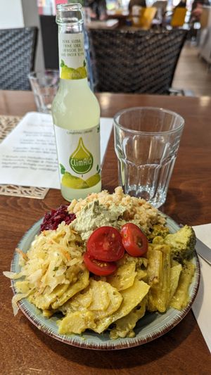 Small plate from lunch buffet at Katy & Ana in Solingen