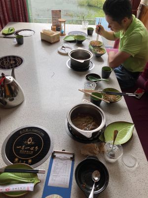 Vegetarian Hotpot  at Tibetan Tea Hotpot 一叶一世界藏茶素火锅 in Shenzhen