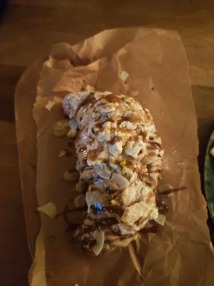 Croissont was the only dessert they had it was good but wish they had more options at Dren in Skopje