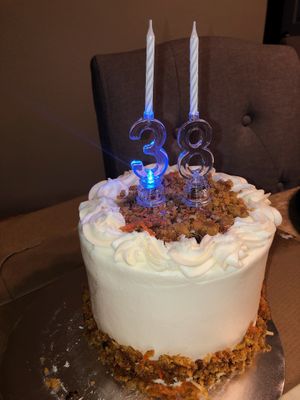 Vegan carrot cake  at Kitty's Kakery in Killeen