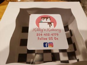 There were cookies and a brownie inside, sorry. at Kitty's Kakery in Killeen