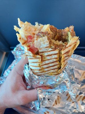 Dürüm with seitan (7€) at Antalya Döner in Dusseldorf