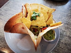 Mexican Tortilla Bowl - vegan option at Chandler's Kitchen in Rockingham