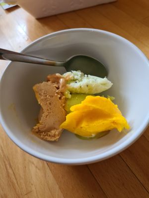 Vegan selection at Timi Amo in Bratislava