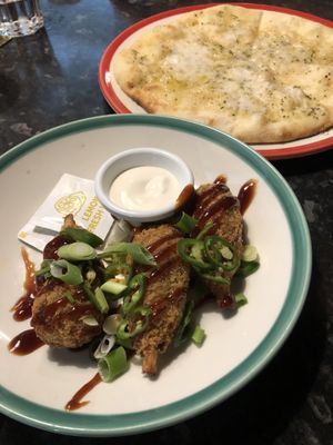 Wings & cheesy garlic bread  at Frankie & Benny's in Fareham