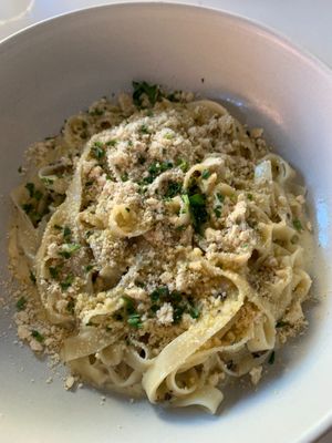 truffle tagliatelle at Sestina in New York City