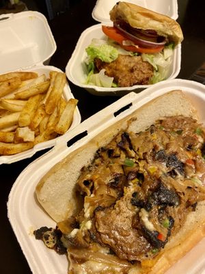 Full spread at V's Diner in Casselberry