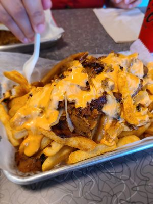 Animal style fries at V's Diner in Casselberry