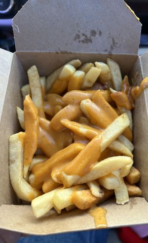 Cheese fries  at V's Diner in Casselberry