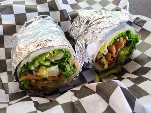 Grilled Chicken Caesar wrap at V's Diner in Casselberry