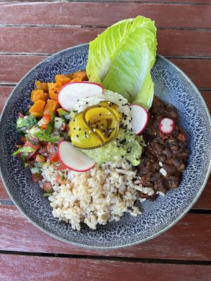 Vegan Burrito Bowl   at Botannix Studio Cafe in Botany