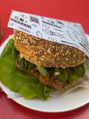 Ave seitan at Bajgle Króla Jana in Poznan