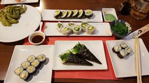 Vegan all you can eat sushi at Sushi Queen in Trieste