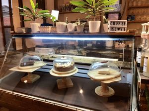 Desserts  at Lighthouse in Karakol