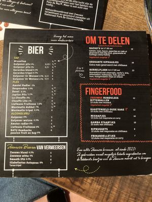 Menu part 4/4  at Klok'uus in Goes