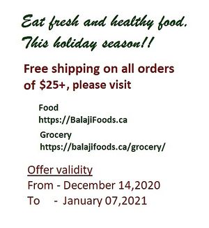 Happy Holidays!!! at Balaji Foods in Markham