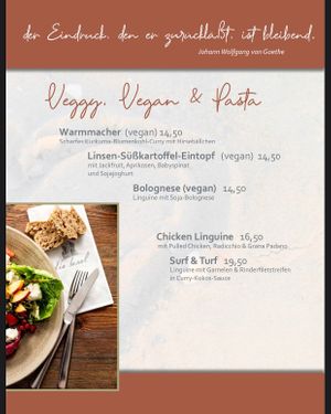 Speisekarte  at Die Insel in Sankt Peter-ording