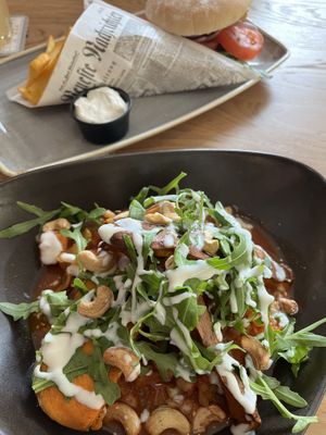 One pot mit süsskartoffeln  at Die Insel in Sankt Peter-ording