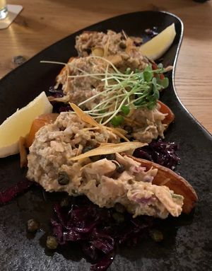 No-Fish-Tuna-Salad, sehr lecker!! 😋   at Die Insel in Sankt Peter-ording