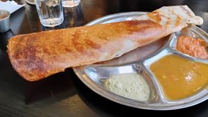 Vegan dosa at Sajee in South East London