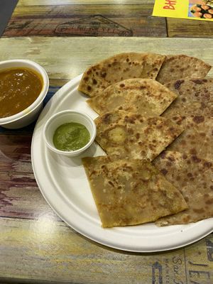 He kept bringing out more chillies for me!  at Bhajiya in Surry Hills