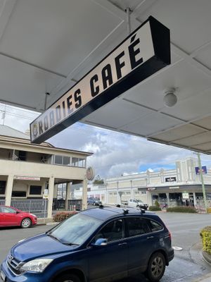 Outside view  at Roadies Cafe in Gloucester