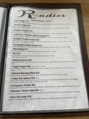   at Roadies Cafe in Gloucester