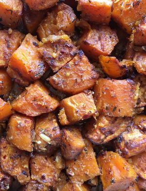 Sweet potato jerk curry at Dre's Caribbean Kitchen in Herne Bay