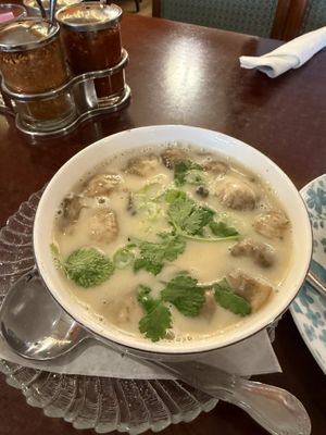Tom Kha with Tofu  at Thai-Lao Restaurant in Myrtle Beach
