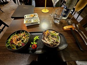 Thai-Style sliced Bò lát chay at La Cafetière Fêlée in Antibes