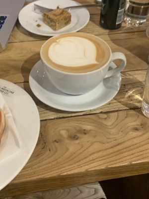 oat latte  at Black Medicine Coffee Co in Edinburgh